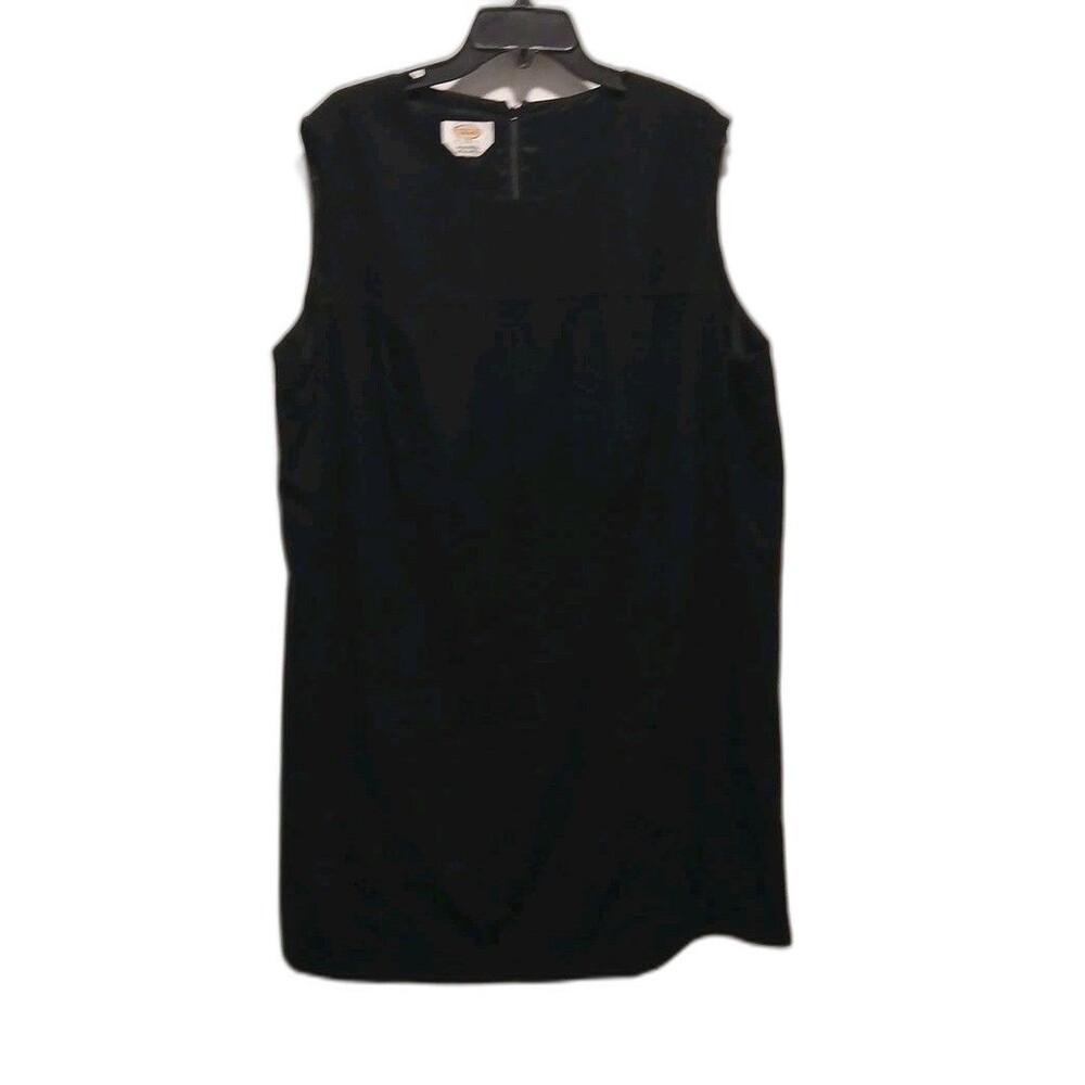 Talbots Black Sheath Dress – Approx Size 22/24 – Lining damage, No Tag
